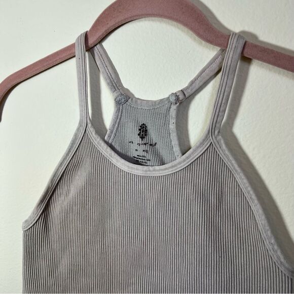 Free People FP Movement Happiness Runs Crop Long Stone Eagle Tan M/L - Picture 4 of 9